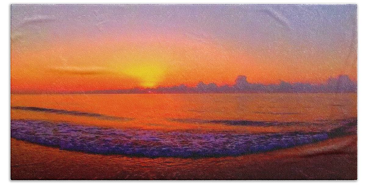 Sunrise Beach Towel featuring the photograph Sunrise Beach 55 by Rip Read