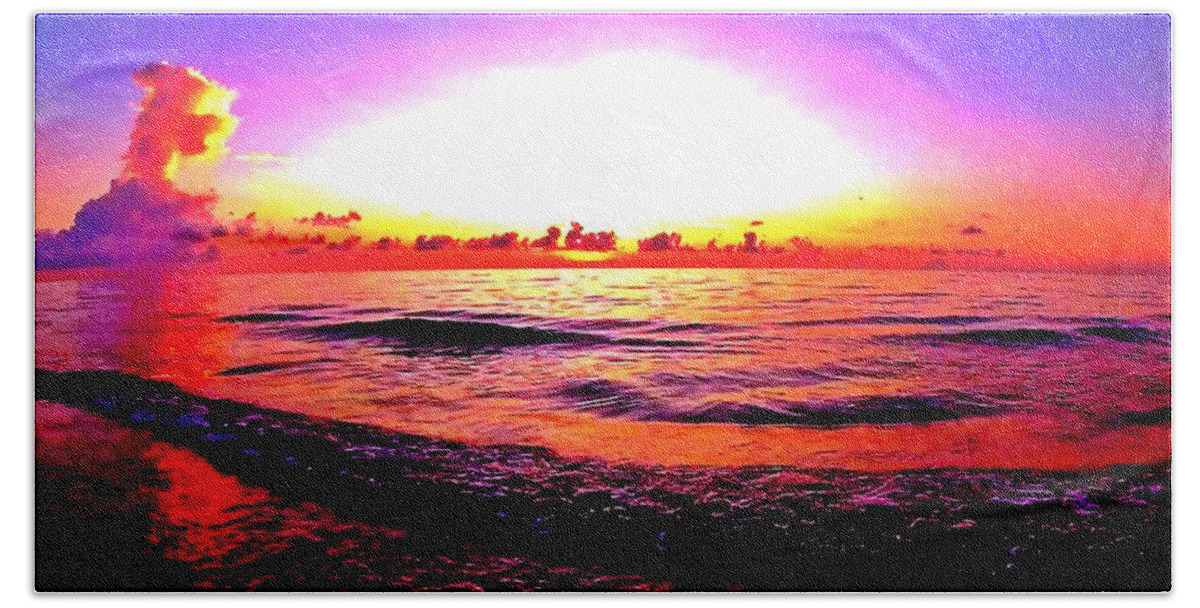Sunrise Beach Towel featuring the photograph Sunrise Beach 762 by Rip Read
