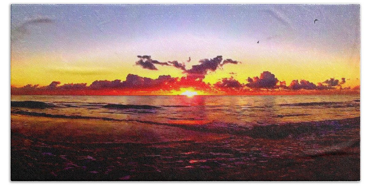 Sunrise Beach Towel featuring the photograph Sunrise Beach 789 by Rip Read