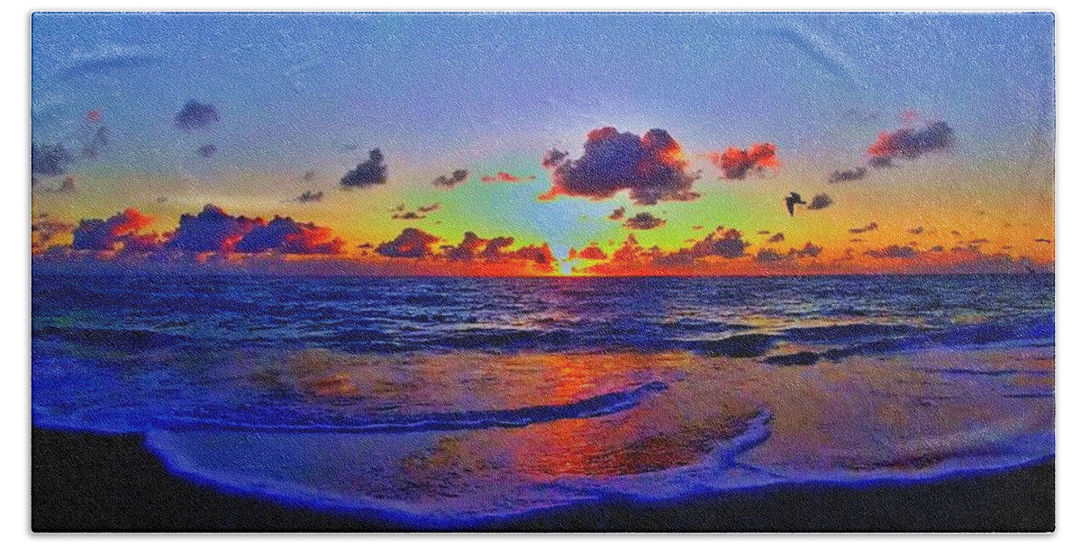 Sunrise Beach Towel featuring the photograph Sunrise Beach 882 by Rip Read