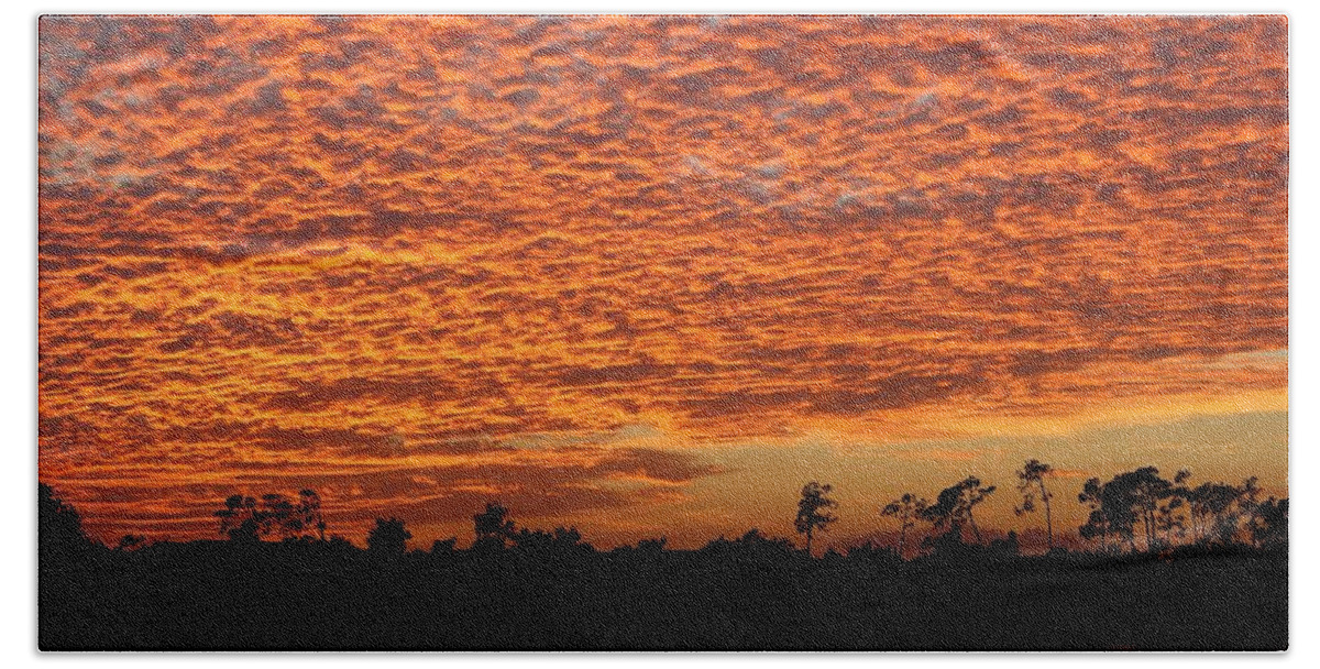 Sunset Beach Towel featuring the photograph Sunset 2 by Mingming Jiang