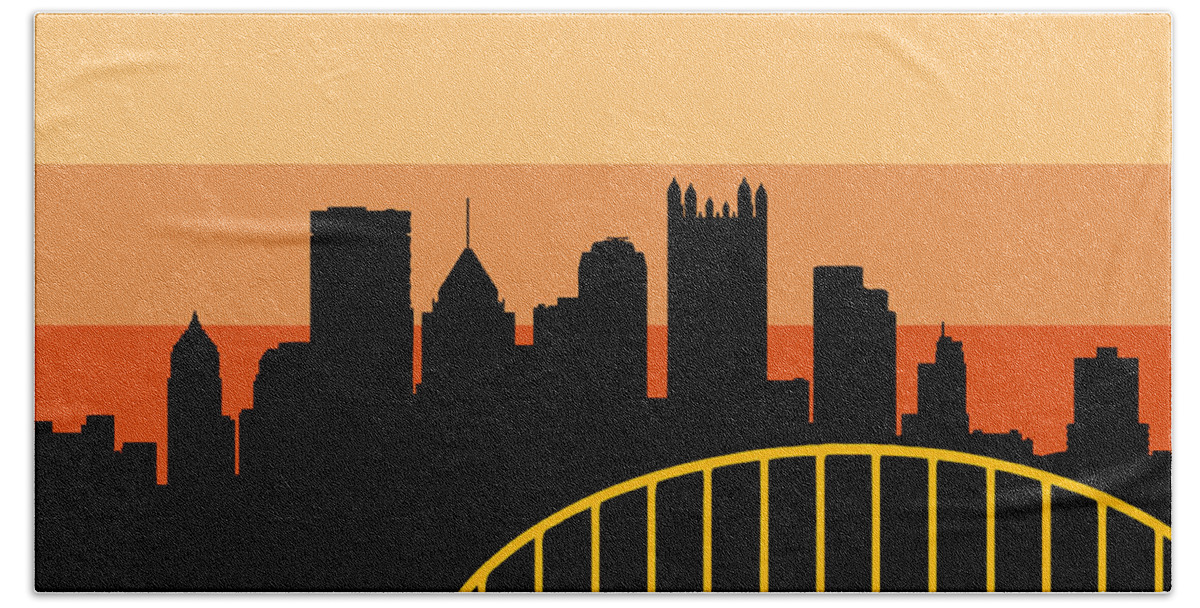  Beach Towel featuring the digital art Sunset Series Three by Pittsburgh Clothing Co