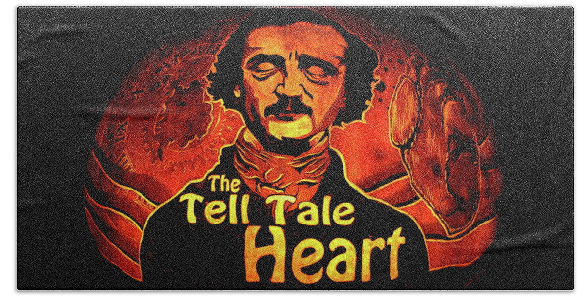 Poe Beach Towel featuring the photograph Tell Tail Heart by Stuart Manning