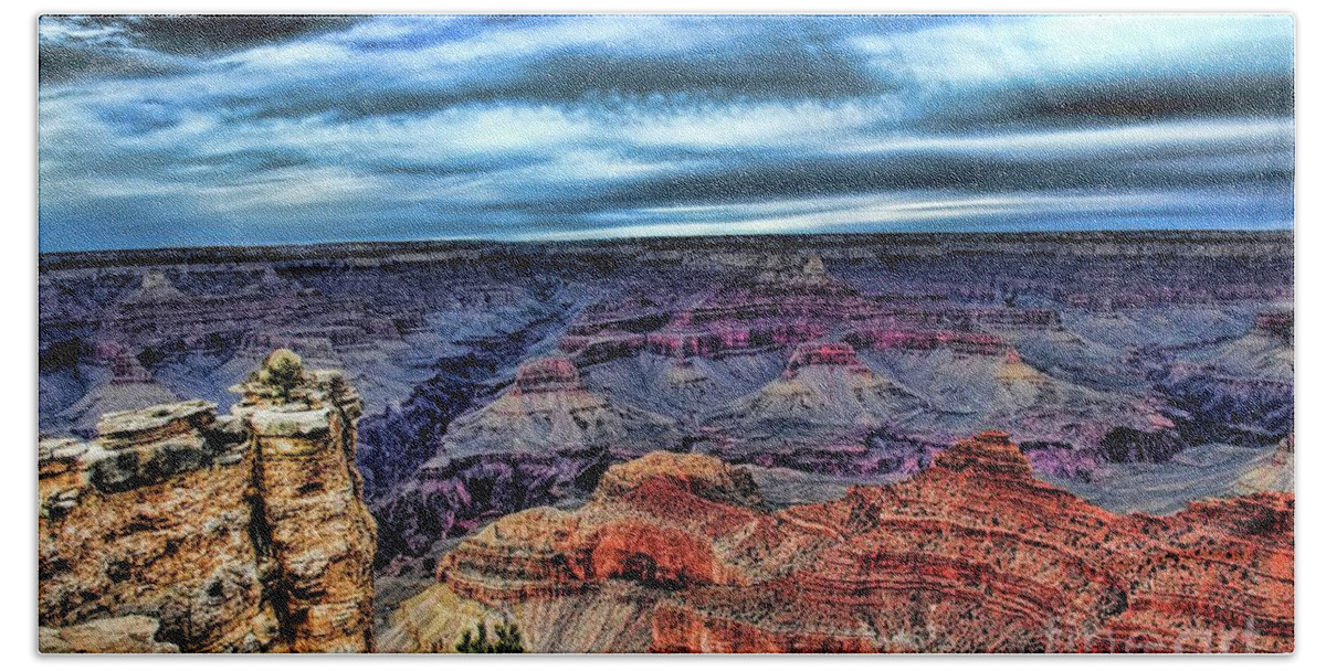 Yavapai Beach Towel featuring the photograph The Canyon by Diana Mary Sharpton
