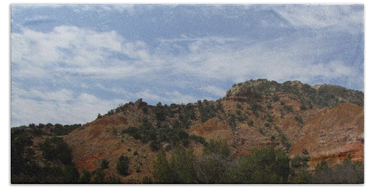 Palo Duro Canyon Beach Towel featuring the photograph The Colours of Palo Duro Canyon by Tambra Nicole Kendall