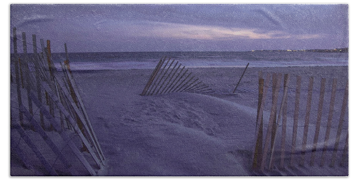 The Last Light Trail Beach Towel featuring the photograph The Last Light Trail by Christina McGoran