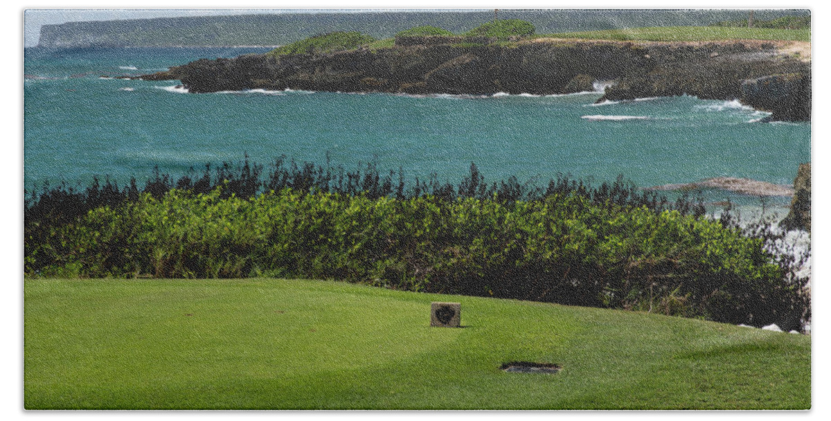 Golf Beach Sheet featuring the photograph Time to Move Up A Tee by Paul Riedinger
