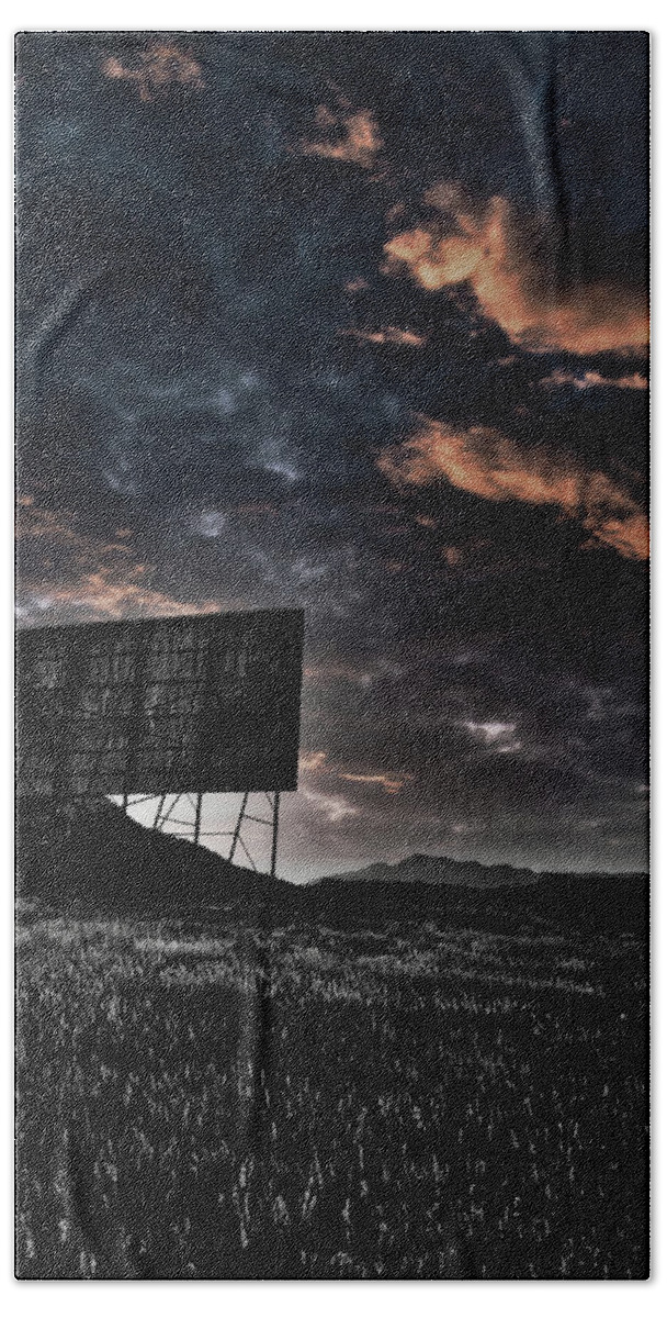 Drive Beach Towel featuring the digital art Times Gone By Chama, NM by Rene Vasquez