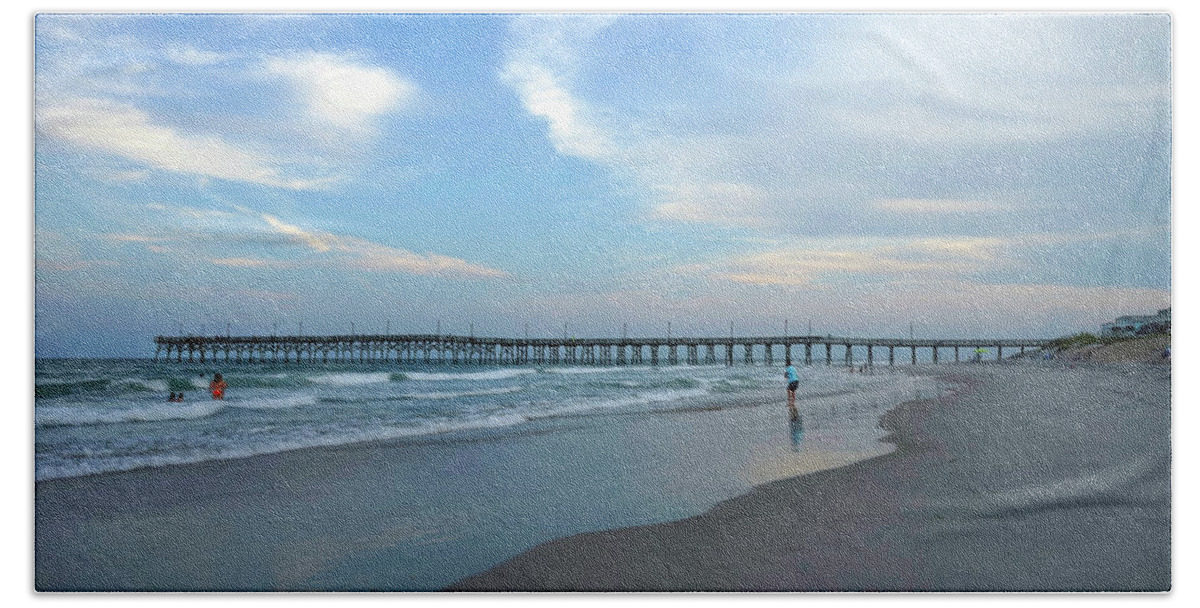 Beach Beach Towel featuring the photograph Topsail Beach North Carolina by Mike McGlothlen