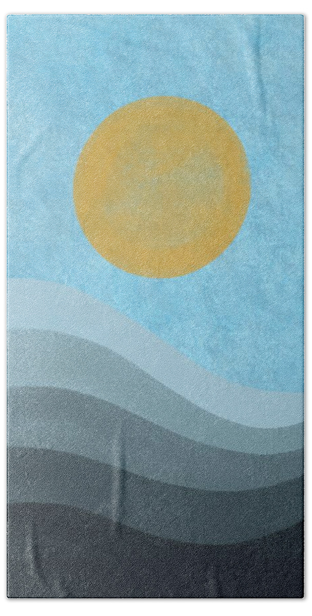  Beach Towel featuring the painting Towards The Light by Mark Taylor