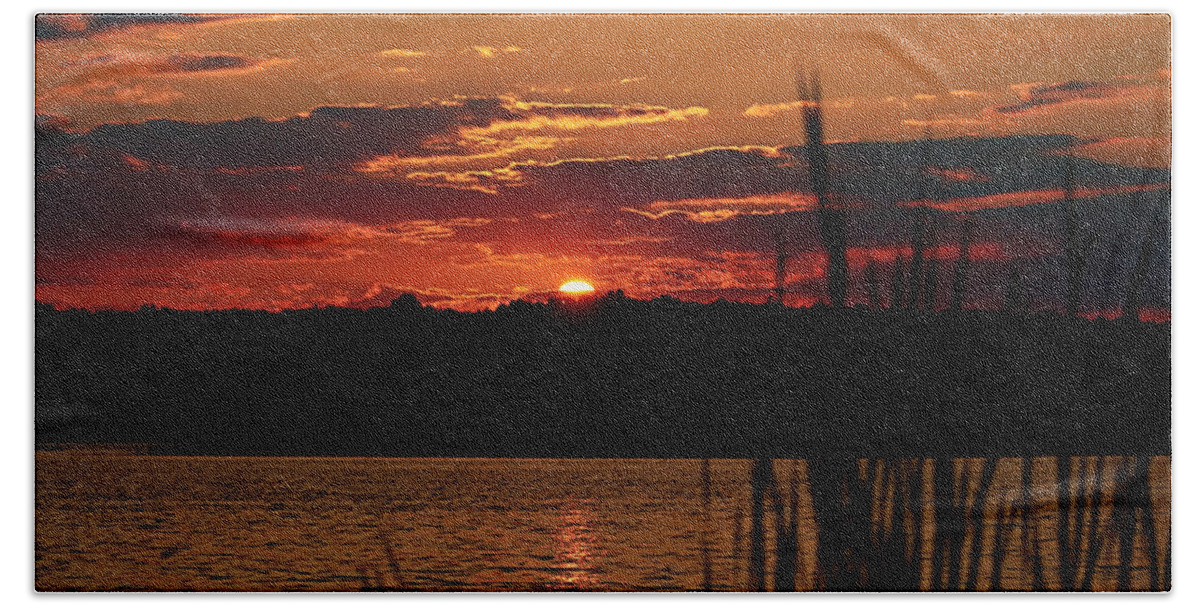Peacful Beach Towel featuring the photograph Tranquility by Mary Walchuck