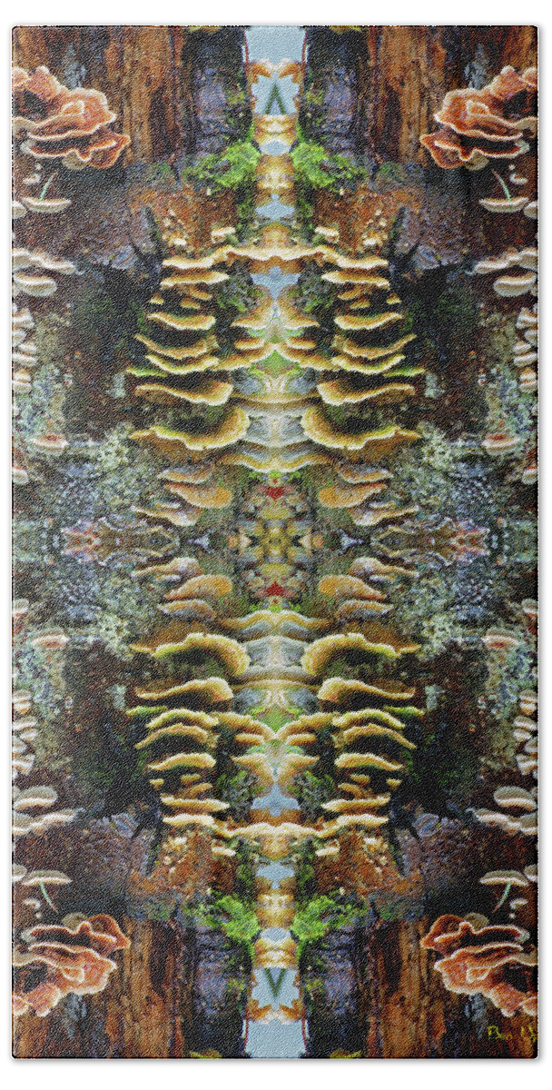 Nature Beach Towel featuring the photograph Tree Full of Life Double Mirrored Vertical 4x6 by Ben Upham III