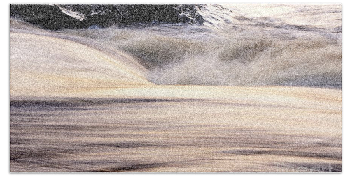 Photography Beach Towel featuring the photograph Turbulence With the Smooth by Larry Ricker
