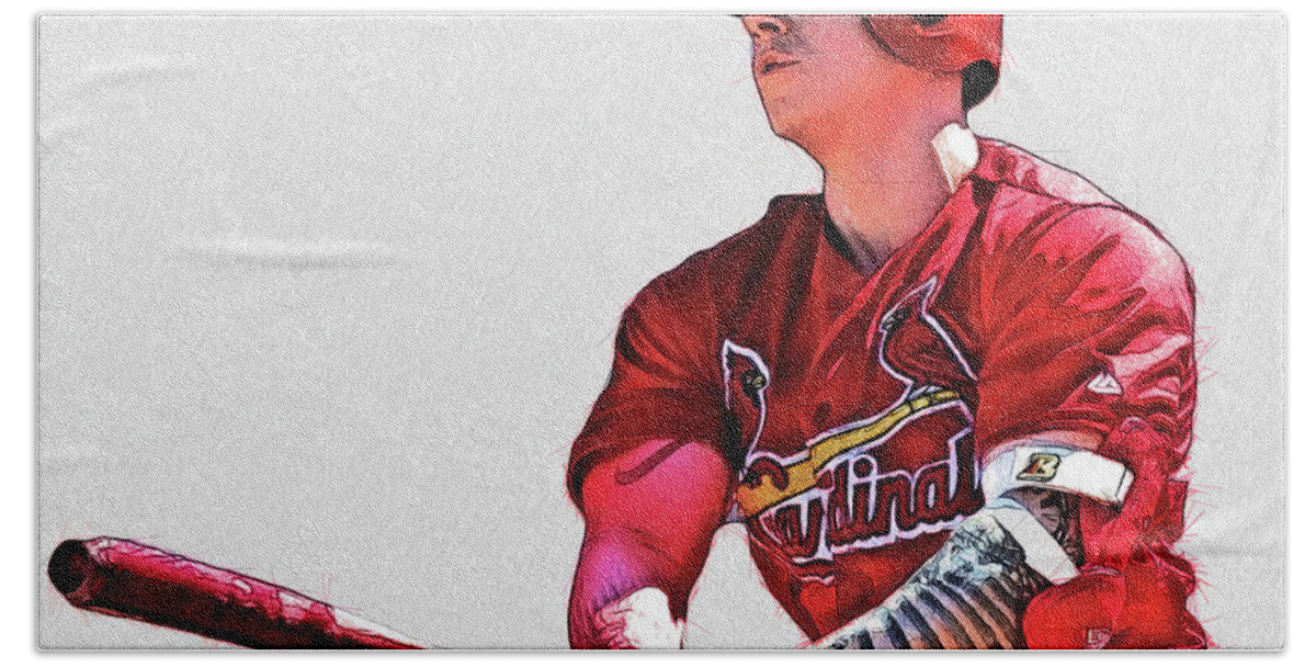 Tyler O'Neill - OF - St. Louis Cardinals Beach Towel