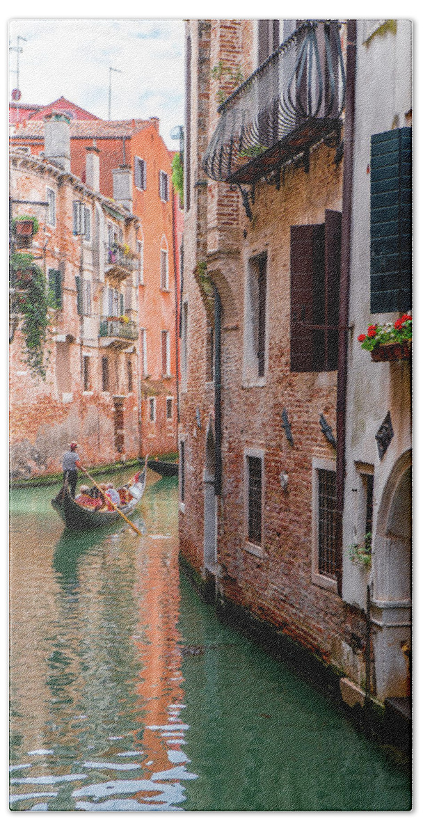 Italy Beach Towel featuring the photograph Venice #1 by Alberto Zanoni