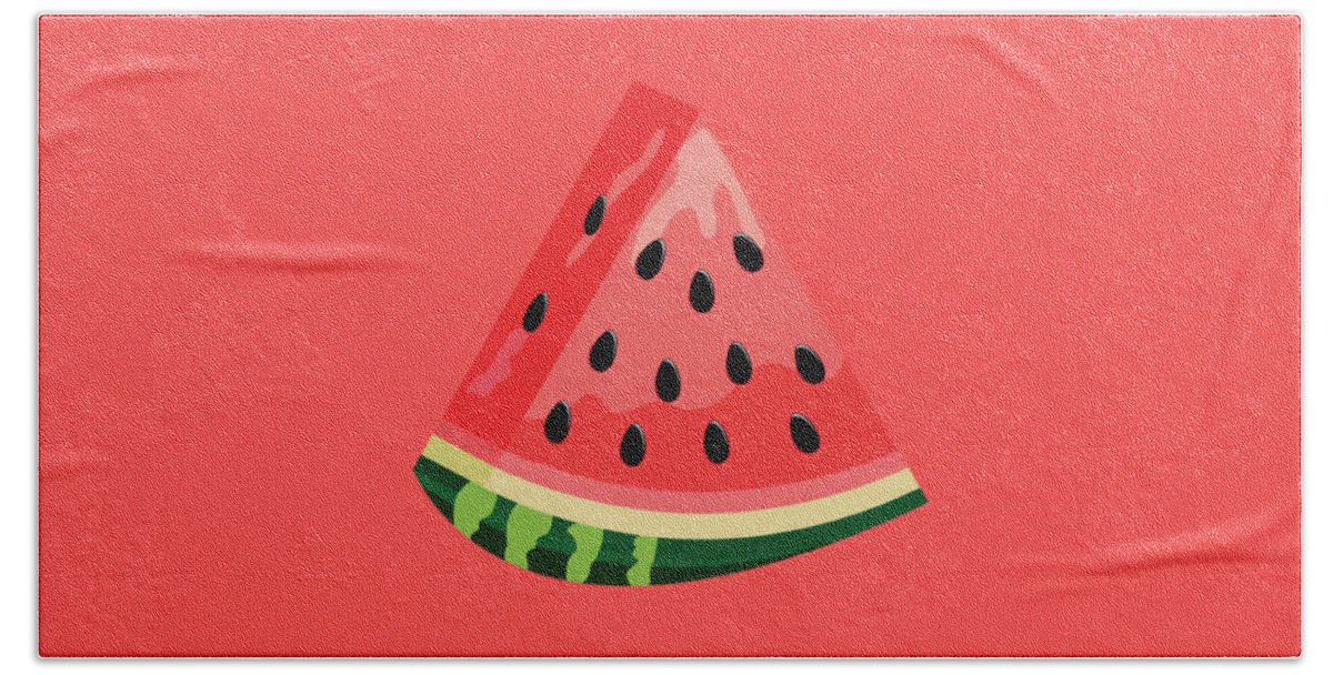 Watermelon Beach Towel featuring the digital art Watermelon,Summer,Fruit, by David Millenheft
