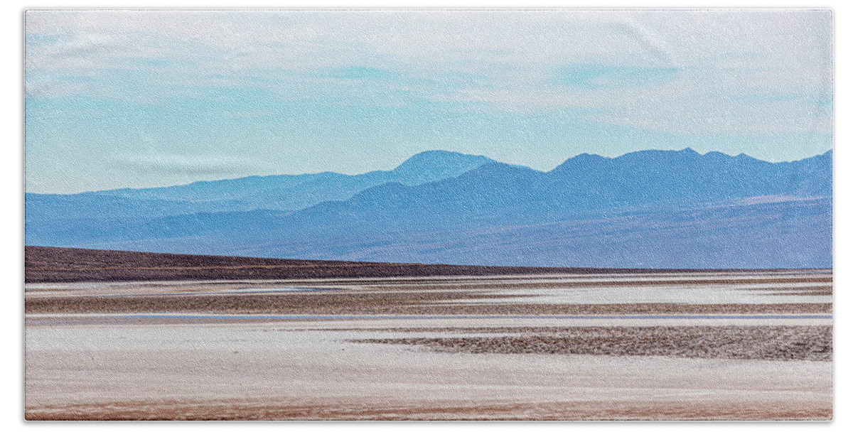 Badwater Beach Towel featuring the photograph Zig-Zag by Peter Tellone