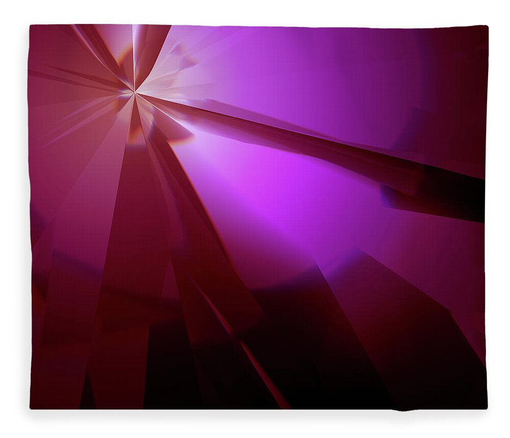 Ice Cube Fleece Blanket featuring the photograph Abstract Background #1 by Joex93