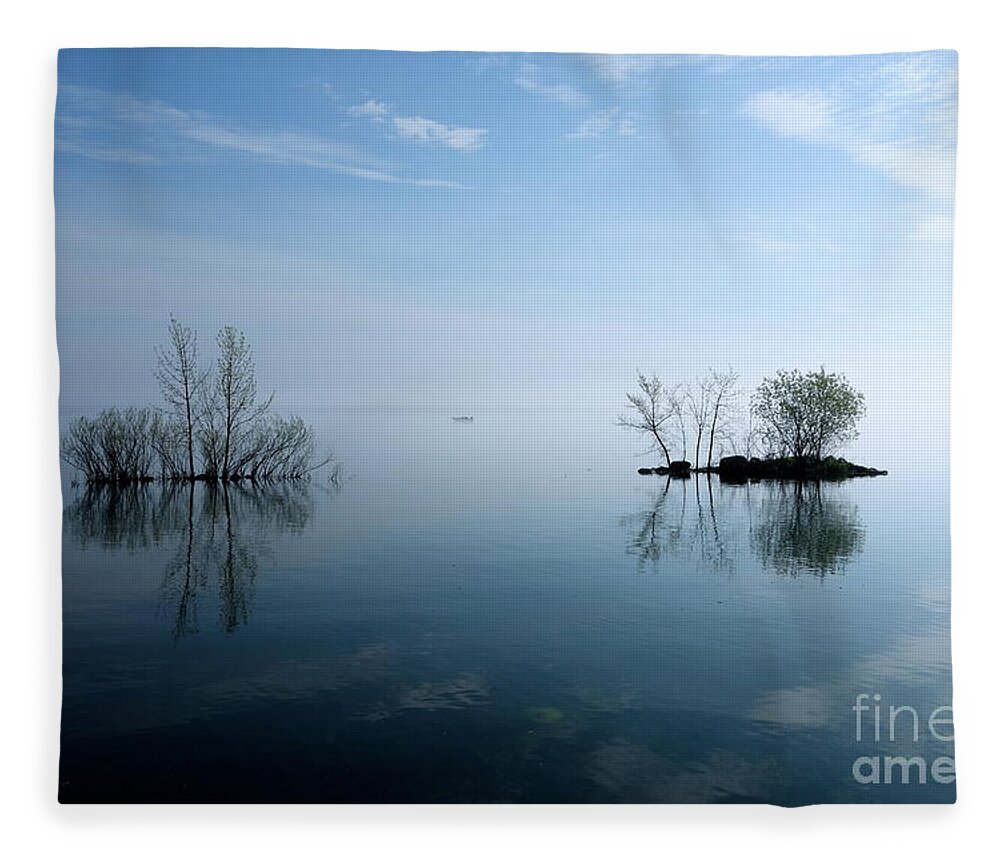 Fishing Fleece Blanket featuring the photograph On The Horizon #2 by Jacqueline Athmann