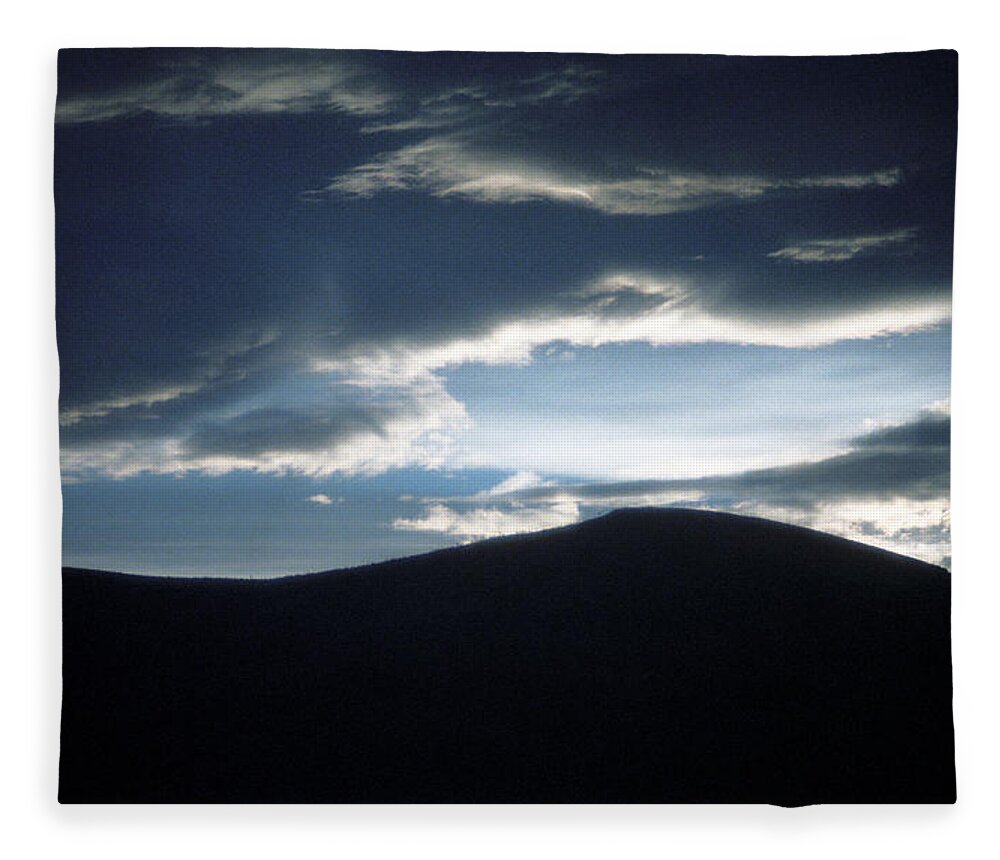 America Fleece Blanket featuring the photograph Nevada Skies #5 by Frank Romeo