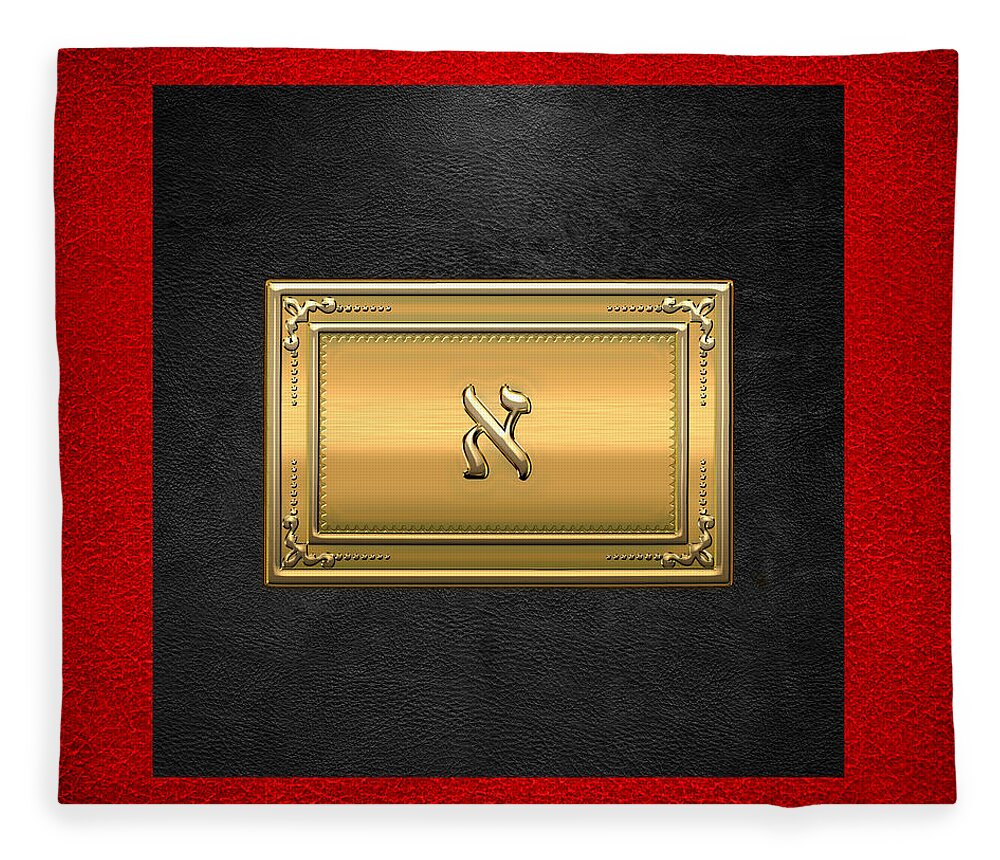 'ancient Brotherhoods' Collection By Serge Averbukh Fleece Blanket featuring the digital art 19th Degree Mason - Grand Pontiff Masonic Jewel by Serge Averbukh