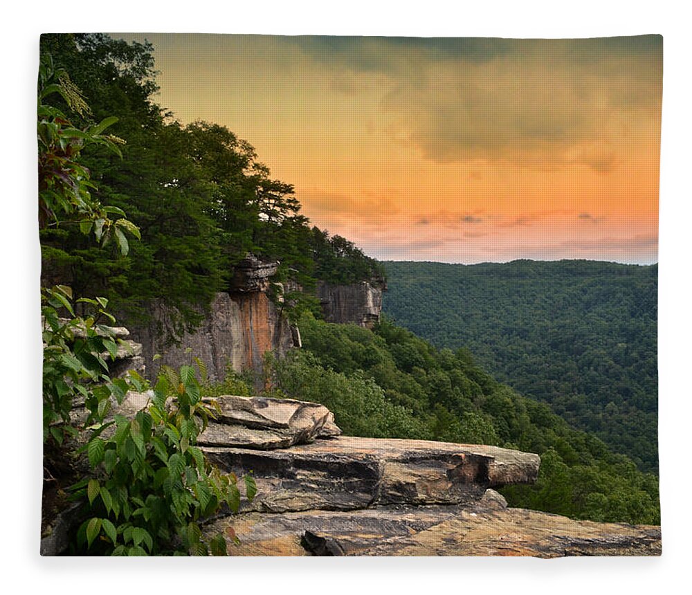 Appalachian Mountains Fleece Blanket featuring the photograph Amazing Views by Lisa Lambert-Shank