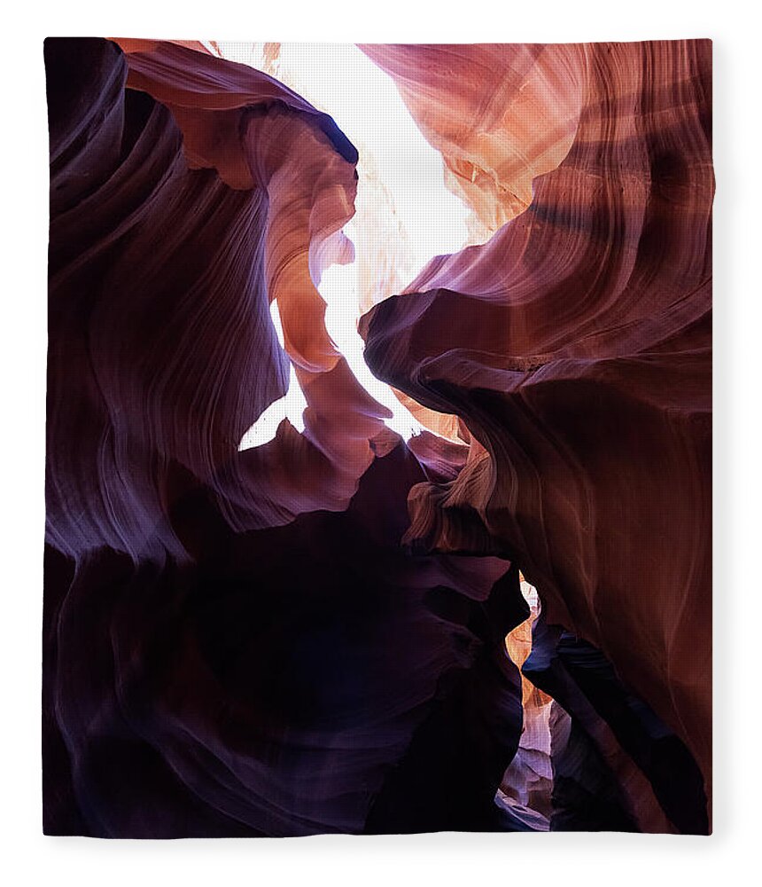 Antelope Canyon Fleece Blanket featuring the photograph Antelope Canyon, Page, Arizona #2 by Tuan Tran