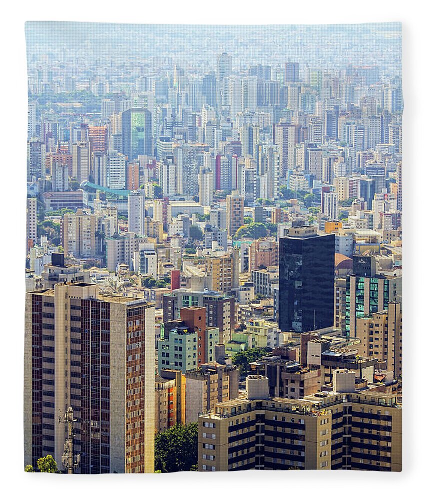 Tranquility Fleece Blanket featuring the photograph Belo Horizonte #2 by Antonello