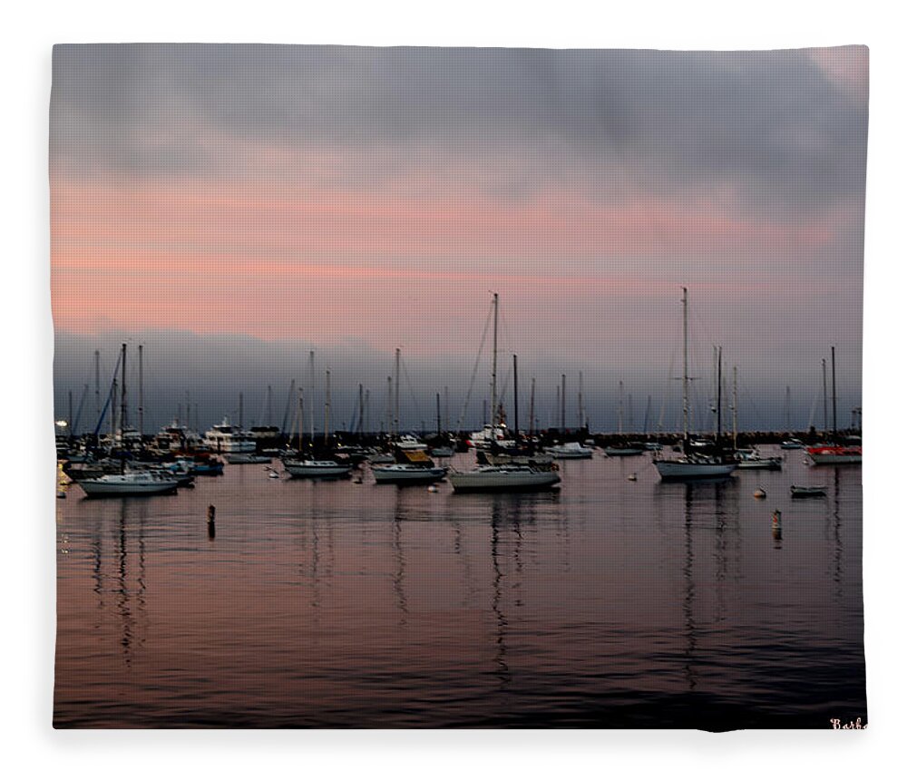 Barbara Snyder Fleece Blanket featuring the photograph Pink Reflections #1 by Barbara Snyder