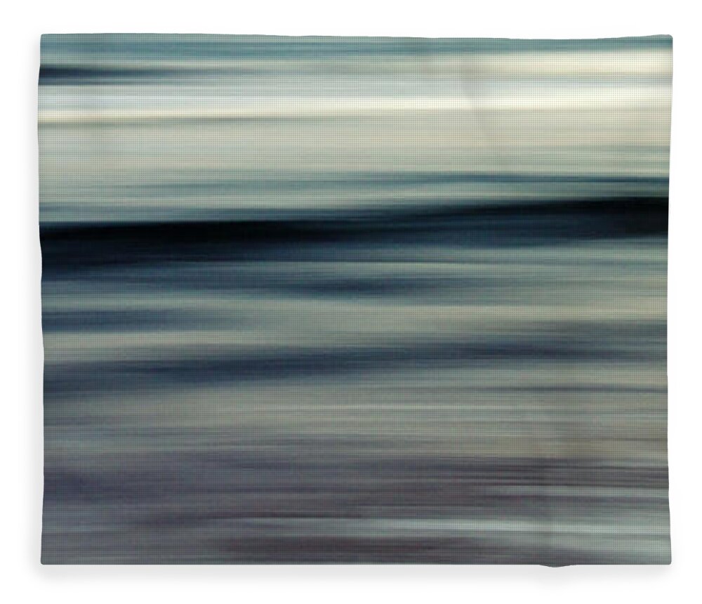 Abstract Fleece Blanket featuring the photograph sea by Stelios Kleanthous