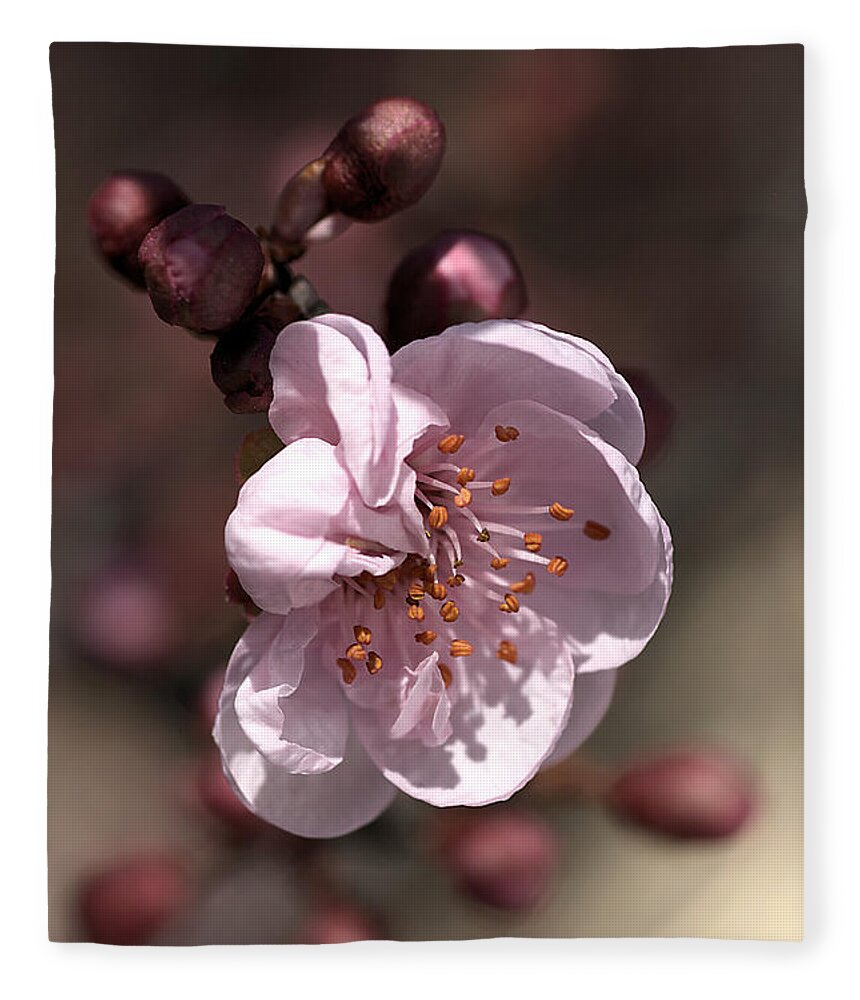 Spring Blossom Fleece Blanket featuring the photograph Spring Blossom by Joy Watson