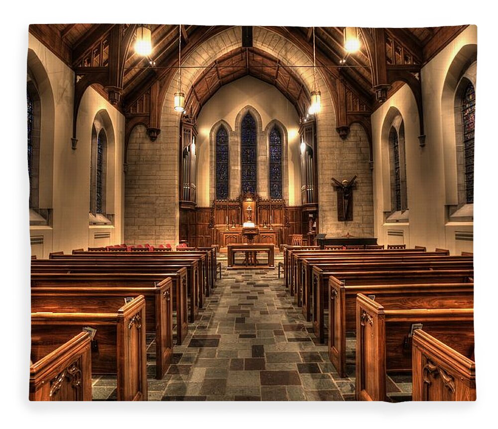 Mn Churches Fleece Blanket featuring the photograph Westminster Presbyterian Church #9 by Amanda Stadther