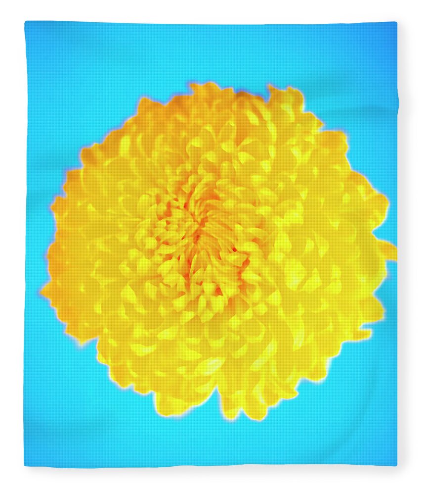 Petal Fleece Blanket featuring the photograph Organic #20 by Michael Banks