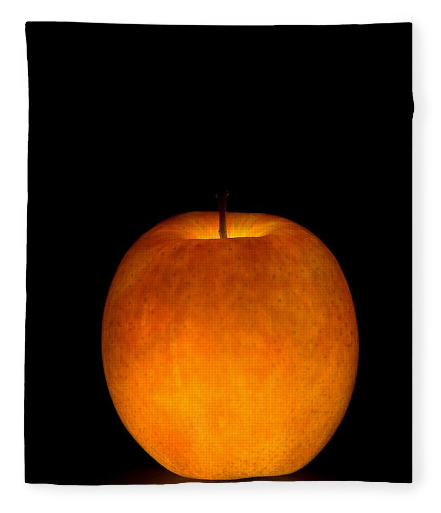 Apple Fleece Blanket featuring the photograph Apple #3 by Michael Dorn