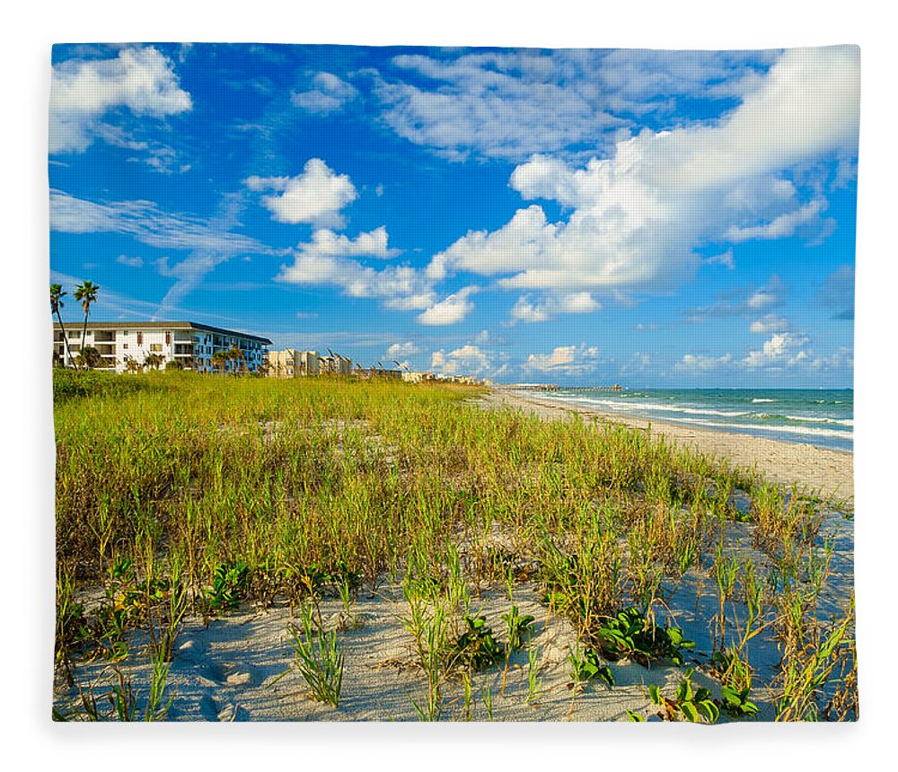 Cocoa Beach Fleece Blanket featuring the photograph Cocoa Beach #3 by Raul Rodriguez