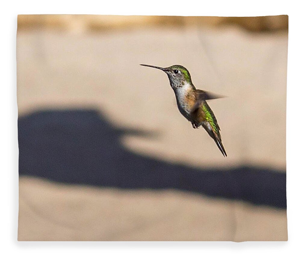 Hummingbirds Fleece Blanket featuring the photograph Hummingbird #4 by Ernest Echols