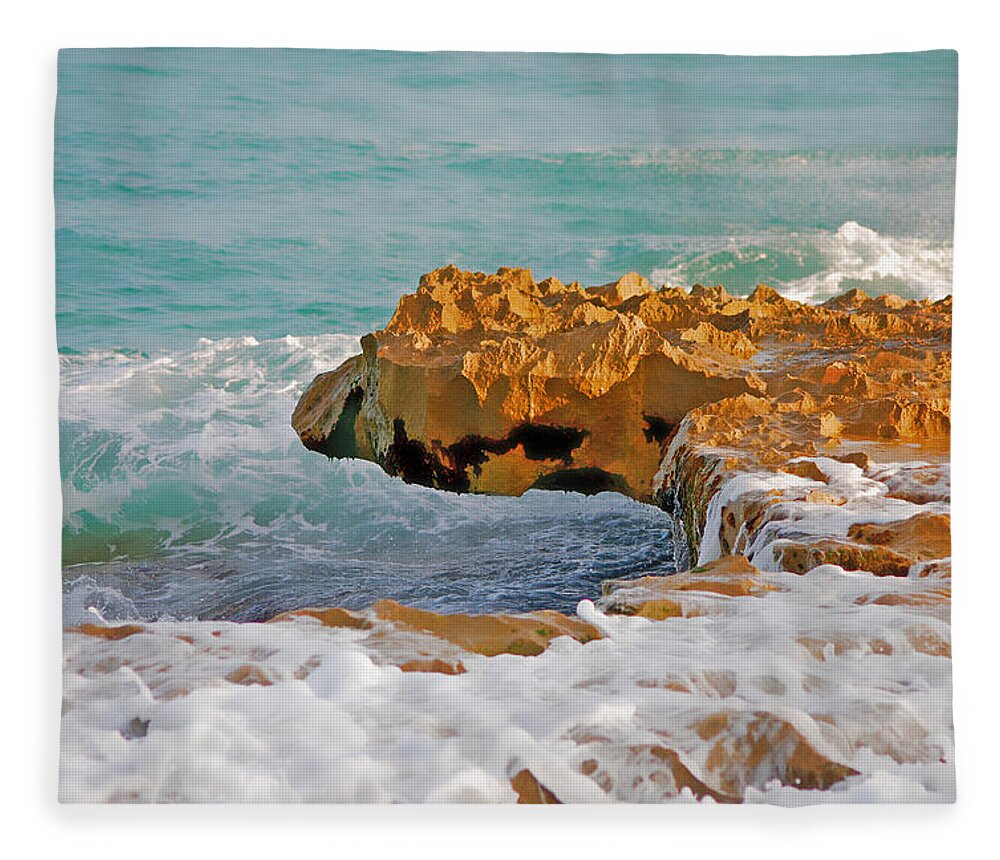Beach Fleece Blanket featuring the photograph 43- Singer Island Florida by Joseph Keane