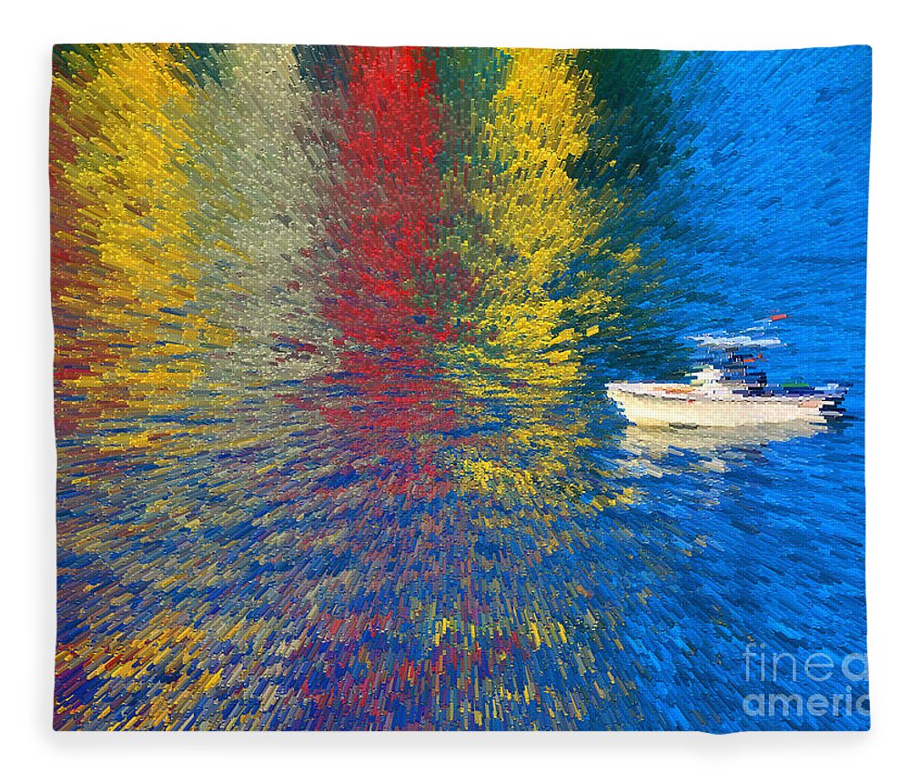  Fleece Blanket featuring the photograph 60- Fourth Of July by Joseph Keane