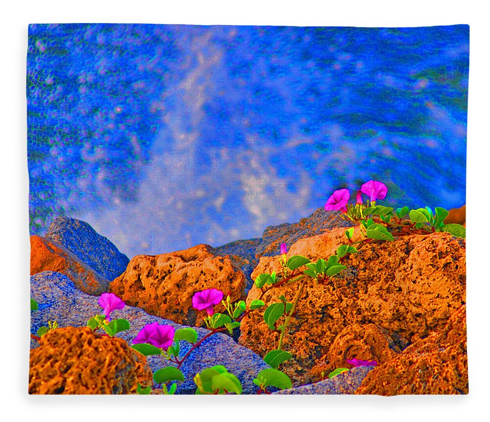  Palm Beach Fleece Blanket featuring the photograph 61- Alice In Palm Beach by Joseph Keane