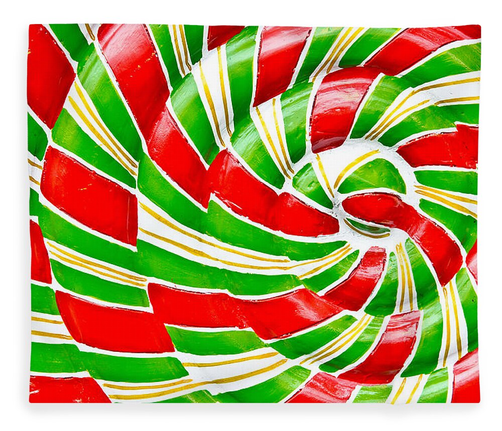Abstract Fleece Blanket featuring the photograph Abstract pattern #7 by Tom Gowanlock