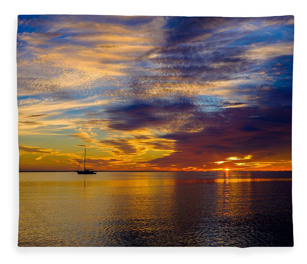 Florida Fleece Blanket featuring the photograph Florida Keys #8 by Raul Rodriguez