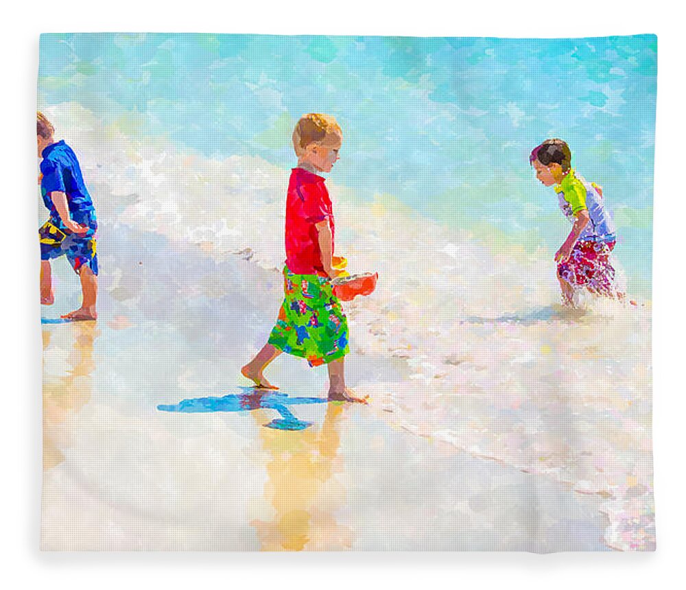 a Summer To Remember Ii Fleece Blanket featuring the photograph A Summer To Remember II by Susan Molnar