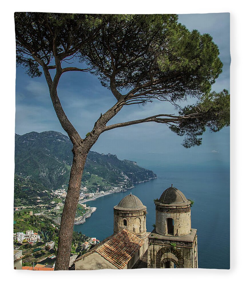 Tranquility Fleece Blanket featuring the photograph Annunziata Church Of Ravello, View From by Cultura Exclusive/lost Horizon Images