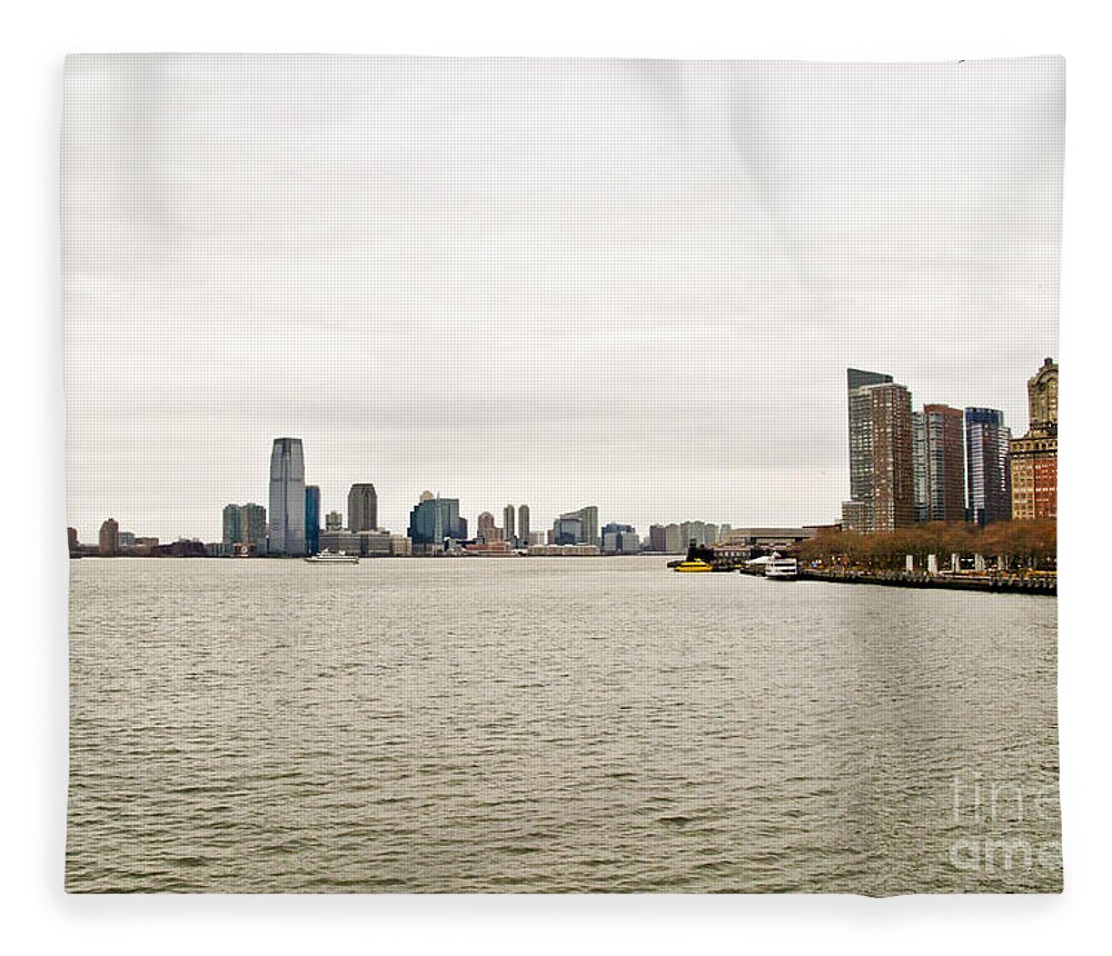 New York Fleece Blanket featuring the photograph Another December by Elena Perelman