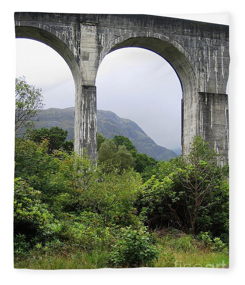 Scottish Highlands Fleece Blanket featuring the photograph Arches by Denise Railey