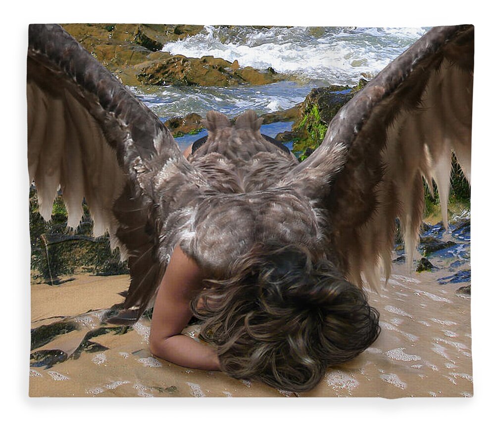Angel Fleece Blanket featuring the photograph Be Ready For The Rapture by Acropolis De Versailles