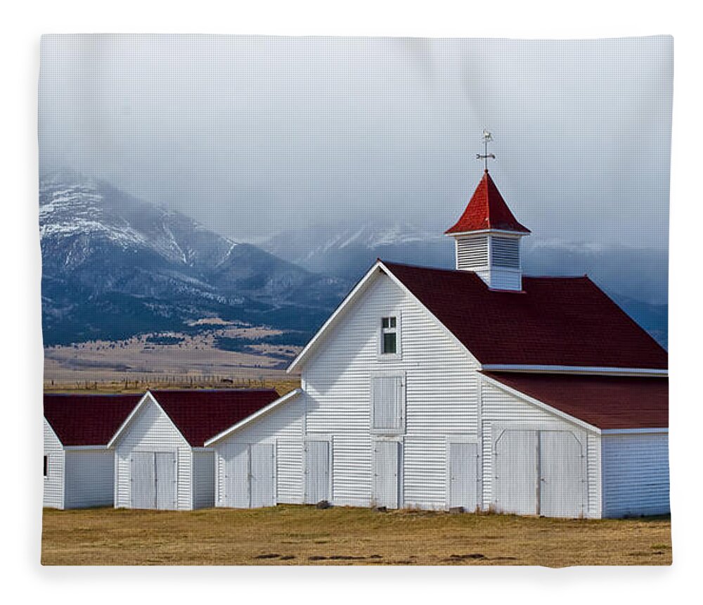 Beckwith Fleece Blanket featuring the photograph Beckwith Ranch Westcliffe Colorado by Ronda Kimbrow
