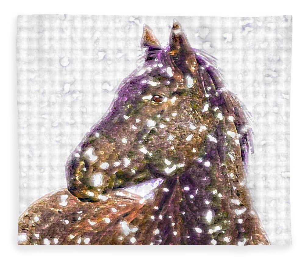 Winter Fleece Blanket featuring the photograph Beneath Your Beauty by Amanda Smith