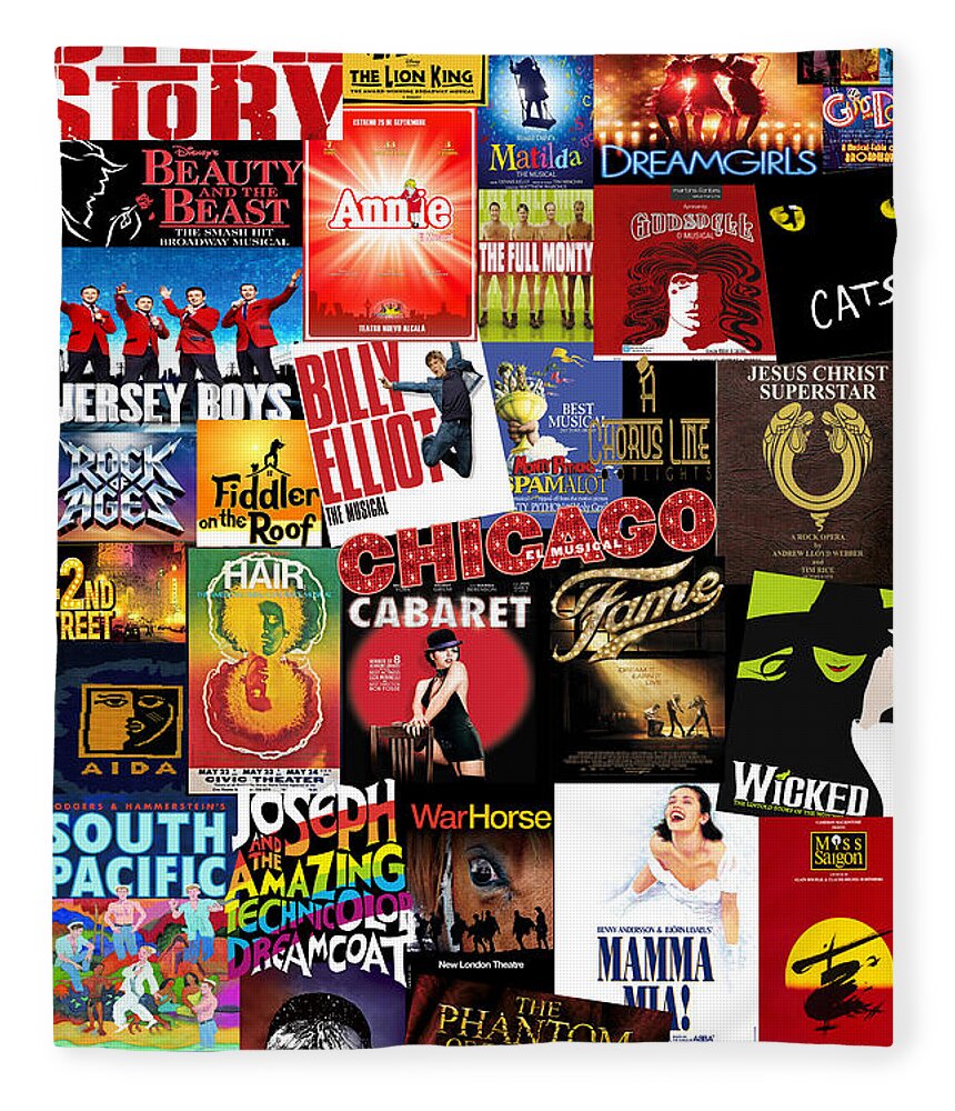 Broadway Fleece Blanket featuring the photograph Broadway 4 by Andrew Fare