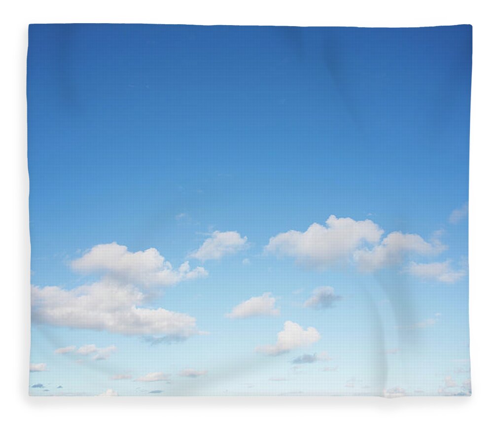 Tranquility Fleece Blanket featuring the photograph Cloudscape by David Freund
